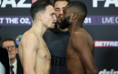 How to watch George Liddard vs Derrick Osaze weights, running order, quotes, tale of the tape, ringwalk times, TV channel dazn what time start