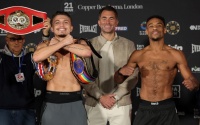 George Liddard vs Tyler Denny weigh-in results weights running order of fights ringwalks quotes betting odds who won boxrec wiki matchroom dazn start