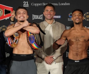 George Liddard vs Tyler Denny weigh-in results weights running order of fights ringwalks quotes betting odds who won boxrec wiki matchroom dazn start