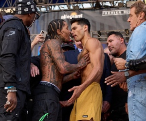 Gervonta Davis vs Ryan Garcia weigh-in results running order and ringwalk times Gervonta Davis vs Ryan Garcia official weights and fight schedule david morrell jr. what time start event dazn coverage