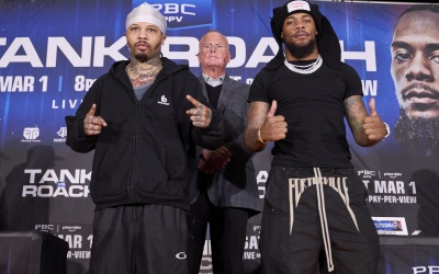Gervonta “Tank” Davis picks exact round he'll "end" Lamont Roach in press conference quotes tale of the tape expert picks tips predictions ticketmaster