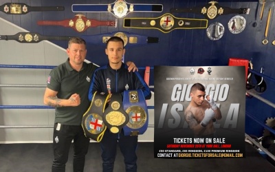 watch National amateur champion Giorgio Isaila all set for pro debut just two years on from starting up boxing matt marsh anton trainer honour and glory & boxing club kidbroke boxrec tickets instagram romania leyton