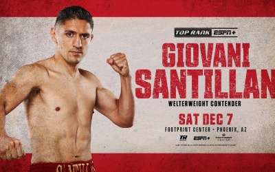 Giovani “El Gallo de Oro” Santillan vs Frederick Lawson added to Navarrete-Valdez 2 undercard boxrec fight time date tv channel espn how to watch ringwalks what time start
