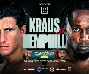 Sean Hemphill Gradus Kraus takes on 'Silky' American on Troy Williamson vs Callum Simpson II card boxrec fight time date tv channel boxxer bbc dazn oddschecker predictions ben shalom wiki