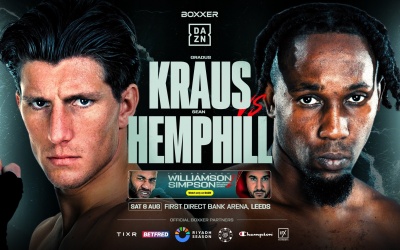 Sean Hemphill Gradus Kraus takes on 'Silky' American on Troy Williamson vs Callum Simpson II card boxrec fight time date tv channel boxxer bbc dazn oddschecker predictions ben shalom wiki