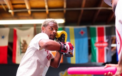 H2O Sylve vs JoJo Diaz media workout quotes H2O Sylve respects JoJo Diaz but aims to show he is among the best in the super-lightweight division