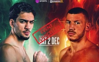 Hamzah Sheeraz vs Liam Williams boxrec postponed to 2024 perforated ear drum in training December 2 tickets what happened refunds frank warren queensberry sparring session injured injury