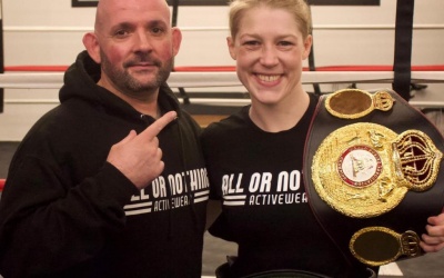 Dennis Hobson plotting route to take Hannah Rankin back to world titles again super-welterweight next fight highlights scotland first ever professional female champion boxer wiki luss nickname facts noel callan trainer