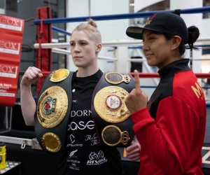 Hannah Rankin retained her WBA and IBO titles against Alejandra Ayala boxrec natasha jonas fight time date tv channel undercard boxer scotland ayala marshall