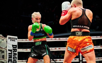 Holly McMath and Sarah Higginson set for trilogy finale with WBC belt on the line australasia super-flyweight dragon fire boxing how to watch tony tolj thunderdome boxrec results