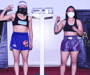 Official weigh-in results for Ibeth Zamora vs Edith Flores Monserrat Raya and Itzayana Cruz Chiquita Boxing tv ringwalks fight time date live stream links