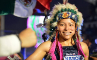 MTK Global sign WBC world female flyweight champion Ibeth Zamora