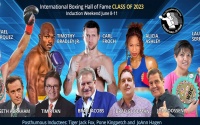 The International Boxing Hall of Fame and Museum announced the members of the Class of 2023 carl froch rafael marquez laura serrano boxing boxer brad goodman who is