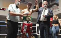 Saturday at the MCN Event Halle, from Neuwied, Germany, German resident Turkish prospect, Ilhami Aydemir (18-1-0, 12 Ko’s), defeated Belgian Ahmed El Hamwi (19-10-2, 1 Ko), to be crowned Mediterranean welterweight champion of the World Boxing Council.