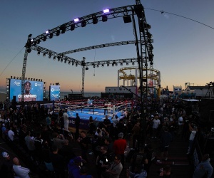 Israil Madrimov vs Terence Crawford public workout quotes boxrec fight time date tv channel undercard what have they said wiki tale of the tape