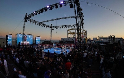 Israil Madrimov vs Terence Crawford public workout quotes boxrec fight time date tv channel undercard what have they said wiki tale of the tape