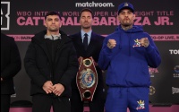 Arnold Barboza Jr embraces Manchester hospitality as he targets Catterall’s title dreams who is he fight highlights ko knockout reel odds bookies california sr dad father trainer coach manager promoter
