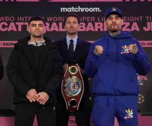 Arnold Barboza Jr embraces Manchester hospitality as he targets Catterall’s title dreams who is he fight highlights ko knockout reel odds bookies california sr dad father trainer coach manager promoter