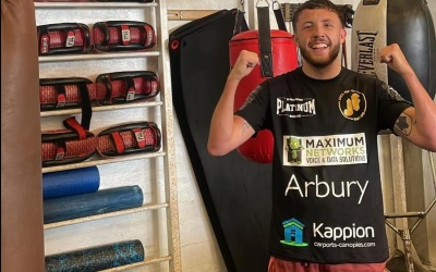 Super-featherweight debutant Jack Finlan dreams of winning an English title one day boxrec fight time date tv channel undercard the takeover how to watch bcb promotions boxing