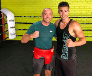 Jackson England gets world class sparring in preparation for March 6 outing in Perth