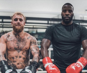 Jake Paul receives facial bruising from British boxer Jake Paul injured during sparring session lawrence okolie anthony joshua boxrec wiki weight limits cruiserweight world rankings
