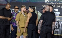 Jake Paul promises to expose Tommy Fury lack of defence but the Brit says he will knock him out early press conference quotes running order fight
