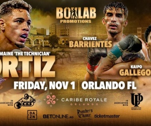 Jamaine Ortiz will battle for the WBA Continental USA super-lightweight title on November 1 boxrec boxlab promotions tickts how to watch