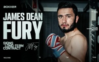 BOXXER signs national amateur champion peter trained jimmy grandson grandfather how related James Dean Fury boxrec tyson peter john tommy brother cousin august 8