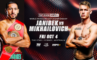 Janibek-Mikhailovich IBF Middleweight World Title Fight Set for October 4 in Sydney