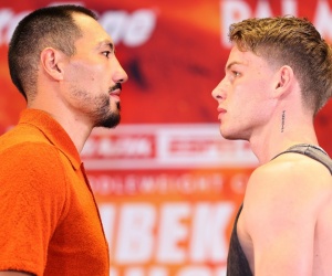 Janibek “Qazaq Style” Alimkhanuly blasts other middleweight champions for not facing him ahead of Andrei Mikhailovich defence boxrec fight time sky sports espn watch