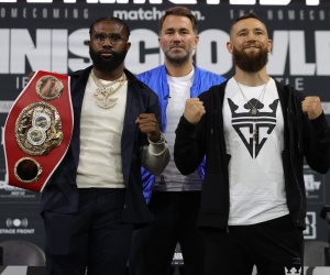 Jaron Ennis warns Cody Crowley that things will get 'nasty' in IBF welterweight title fight He’s going to get the worst beating of his life bozy trainer father eddie hearn purse bids canada boxrec predictions oddschecker