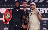 Jaron ‘Boots’ Ennis vs David ‘Ava’ Avanesyan final press conference quotes boxrec carl greaves england trainer oddschecker dazn how to watch