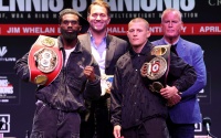 Jaron ‘Boots’ Ennis vs Eimantas Stanionis final press conference quotes boxrc eddie hearn matchroom dazn how to watch oddschecker best betting odds