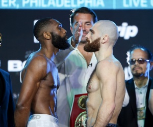 Jaron ‘Boots’ Ennis vs Karen Chukhadzhian weigh-in results and fight info fight time date tv channel undercard ringwalk times boxrec wiki
