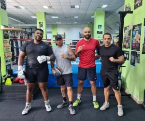 Jarrell Miller next opponent announced comeback fight dazn top rank matchroom kingsley ibeh shakur stevenson heavyweight teofimo lopez undercard fights