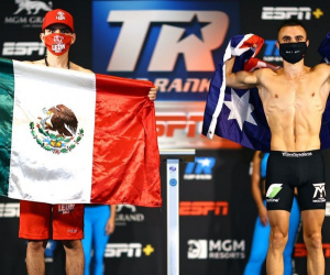 Jason Moloney vs Leonardo Baez weights and running order