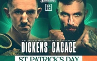 Jazza Dickens vs Anthony Cacace announced for St. Patrick’s Day boxrec tickets frank warren wba world super-featherweight title Saturday March 14 3Arena in Dublin pierce O’Leary mark Chamberlain
