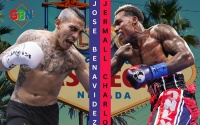 Jermall Charlo fight preview jr sr reveals plans to stand in the pocket and fight Jose Benavidez Jr. press conference quotes brother david monster next fight boxrec oddschecker who wins predictions showtime