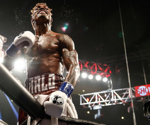 Jermall Charlo delivers early promise "I am not finished at 160 pounds- bring on the bigger fights", Charlo vs Montiel, Showtime, Jake Paul, Logan Paul, Floyd Mayweather, BoxRec, Highlights, Live stream 