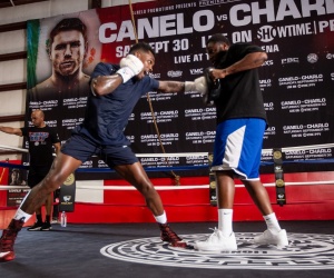 Jermell Charlo shares details of his training camp ahead of Canelo Álvarez undisputed showdown fight time date tv channel how to watch showtime ppv costs price live stream links oddschecker derrick james