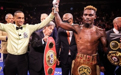Jermell Charlo decides to vacate his IBF title boxrec fight time date tv channel Daryl Peoples terence crawford gym brian castano