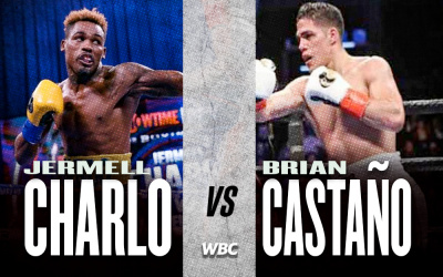 UNDISPUTED list of champions Jermell Charlo will face Brian Castaño in an historic super-welterweight fight wbc wba wbo ibf unification who wins when july 17 predictions