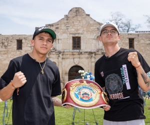 Jesse Rodriguez draws on his hometown crowd in bid to become two-weight World champion against Cristian Gonzalez boxrec oddschecker fight time date tv channel how to watch predictions preview boxer