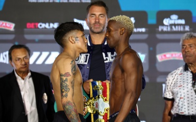 Jesse ‘Bam’ Rodriguez vs Phumelela Cafu fight details: Weigh-in results, schedule of fights, ringwalk times, betting odds, how to watch boxrec wiki matchroom boxing what time start youtube results
