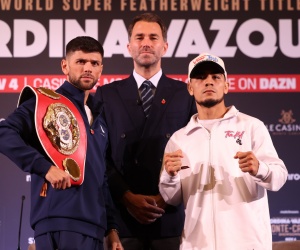 Joe Cordina scores majority decision over Edward Vazquez to retain IBF super-featherweight title boxrec watch full highlights next