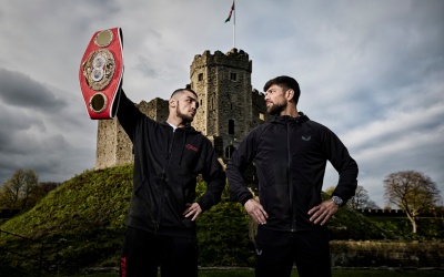 Shavkatdzhon Rakhimov and Joe Cordina kick off fight week at Cardiff Castle eddie hearn freddie roach argument boxrec what happened la wildcard gym trainer coach manny pacquiao boxerc wiki olympian
