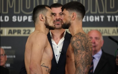 "Welsh Wizard" Joe Cordina reclaims IBF world super-featherweight title against Shavkatdzhon Rakhimov boxrec fight time date tv channel undercard results reports sandy ryan wales