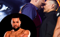 Joe Joyce sees Tyson Fury vs Oleksandr Usyk as a 50/50 fight francis ngannou undisputed juggernaut sam jones manager wiki interview painter painting ebay signed glove