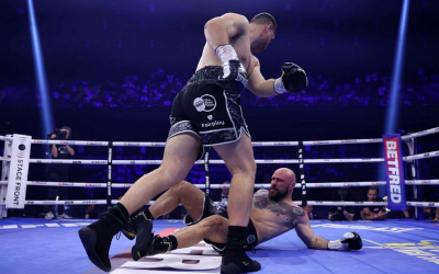 Johnny Fisher destroys 'The Savage' Babic in less than a minute Johnny Fisher defeats  Alen Babic in just 36 seconds boxrec watch full fight highlights youtube
