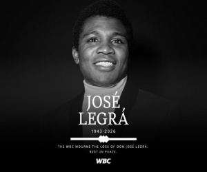 The WBC pay tribute to José Legrá The World Boxing Council mourns the passing of José Pocket Cassius Clay Legrá wiki boxrec wbc death dead Baracoa Cuba boxer watch fight highlights featherweight title